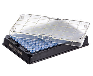 CRYO.S BIOBANKING TUBES, 300 µL, 2D CODES, 1 MANUAL CAPPING TOOL - Sterile / 5 racks/bag / Rack With 96 Capped Tubes - Greiner Bio-One (976561)
