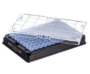 CRYO.S BIOBANKING TUBES, 300 µL, 2D CODES, 1 MANUAL CAPPING TOOL - Non-sterile / 5 racks/bag / Rack With 96 Capped Tubes - Greiner Bio-One (976580)
