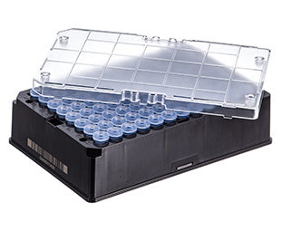 CRYO.S BIOBANKING TUBES, 600 µL, 2D CODES, 1 MANUAL CAPPING TOOL - Non-sterile / 2 racks/bag / Rack With 96 Capped Tubes - Greiner Bio-One (977580)