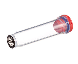 CRYO.S BIOBANKING TUBES, 600 µL, 2D CODES, 1 MANUAL CAPPING TOOL - Non-sterile / 5 racks/bag / With Screw Cap Red, Rack With 96 Capped Tubes - Greiner Bio-One (977583)