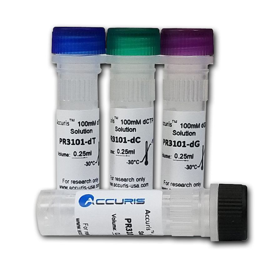 100mM dNTP Set, dATP, dGTP, dTTP, dCTP, 1ml/100µmol of each PR3101-S-4 - Accuris Instruments™ - Benchmark Scientific