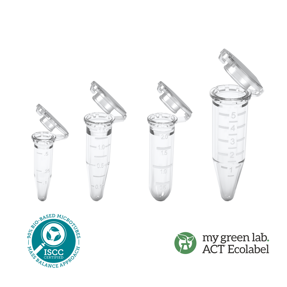 BIOBased CLEARLock® Low Binding Microtubes CLEARLine® (CL05DLBSC)