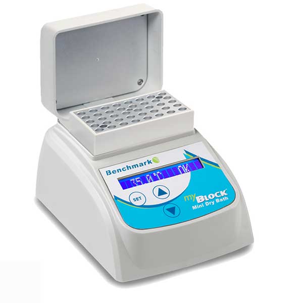 myBlock™ HL Mini Dry Bath with Heated Lid BSH200-HL-E - Temperature Control Baths - Benchmark Scientific