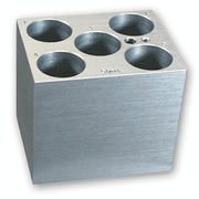 Block, 5 x 50ml (block height: 3.25 in.) BSW50 - Temperature Control Baths - Benchmark Scientific