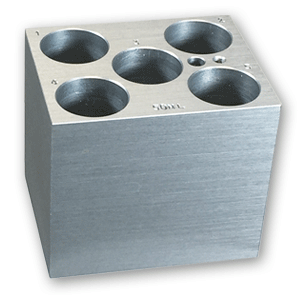 Block, 5 x 50ml (block height: 3.25 in.) BSW50 - Temperature Control Baths - Benchmark Scientific