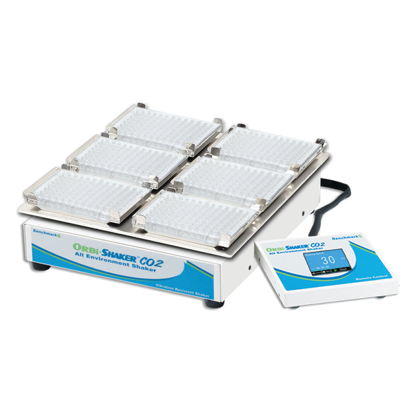 Orbi-Shaker™ CO2-MP with remote controller and microplate platform (13x12") BT4500-E - Orbital Shakers - Benchmark Scientific