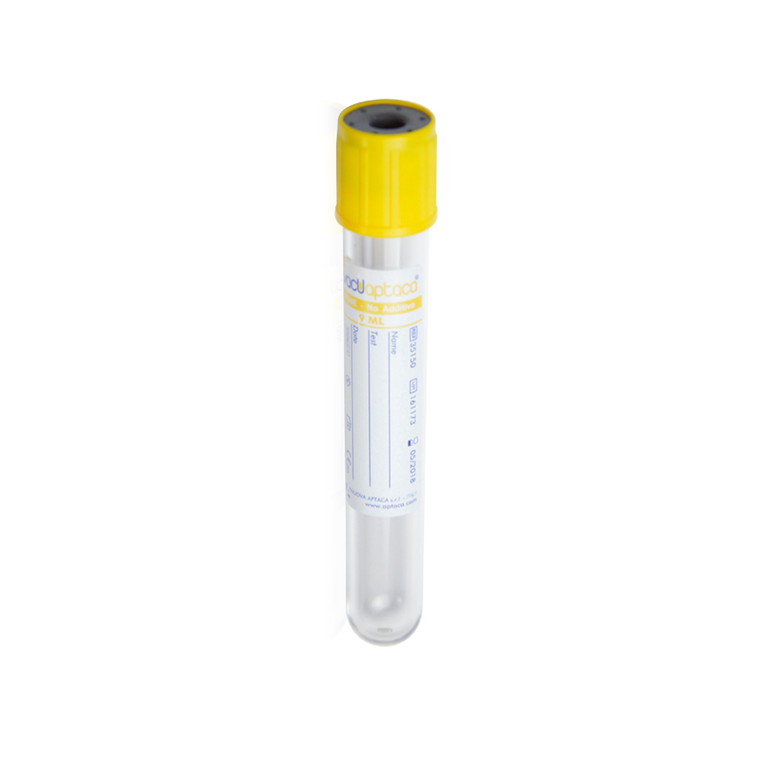 Vacuum Urine Tubes, Labelled, Yellow Cap (BV057R)