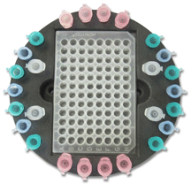 Optional combination head for one microplate & microtubes (38x1.5 & 28x0.5) BV1000-COMBO - Vortex Mixers - Benchmark