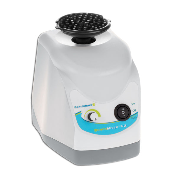 BenchMixer V2, Vortex Mixer with flip top cup head BV1003-E - Vortex Mixers - Benchmark Scientific