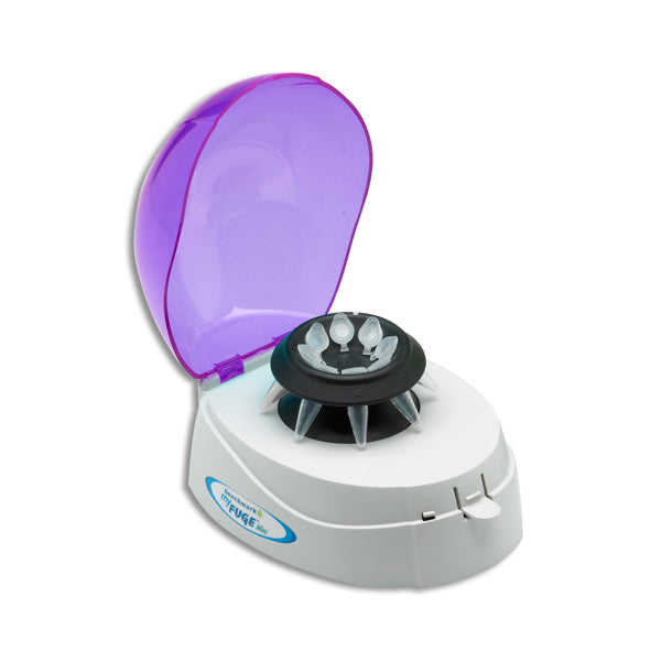 MyFuge™ Mini Centrifuge, purple lid, with 2 rotors C1008-P-E - Centrifuges - Benchmark Scientific