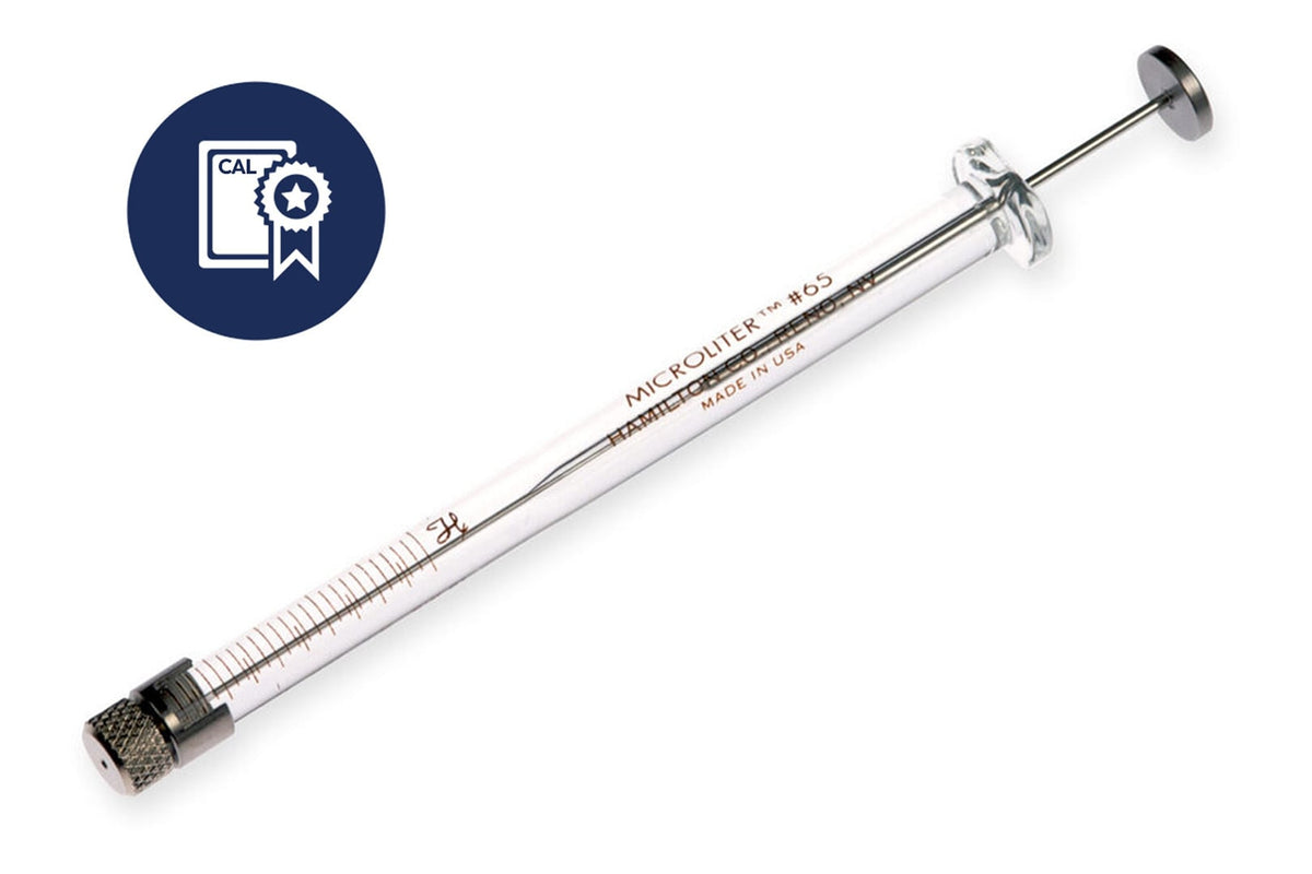 5 µL, Microliter Syringe, Removable Needle (RN), Calibrated Syringe CAL7633-01 - Lab Syringes - Hamilton Company