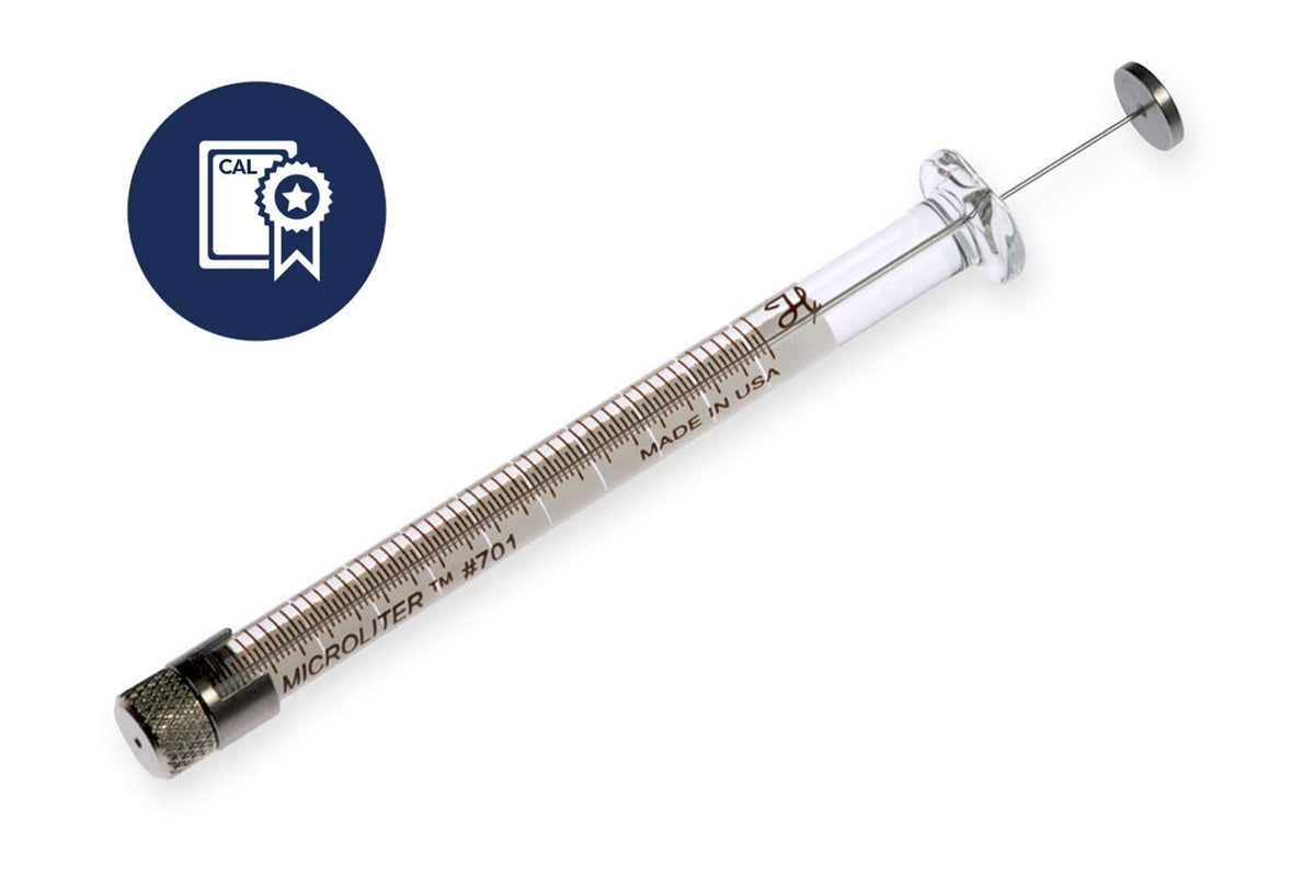 10 µL, Microliter Syringe, Removable Needle (RN), Calibrated Syringe CAL7635-01 - Lab Syringes - Hamilton Company