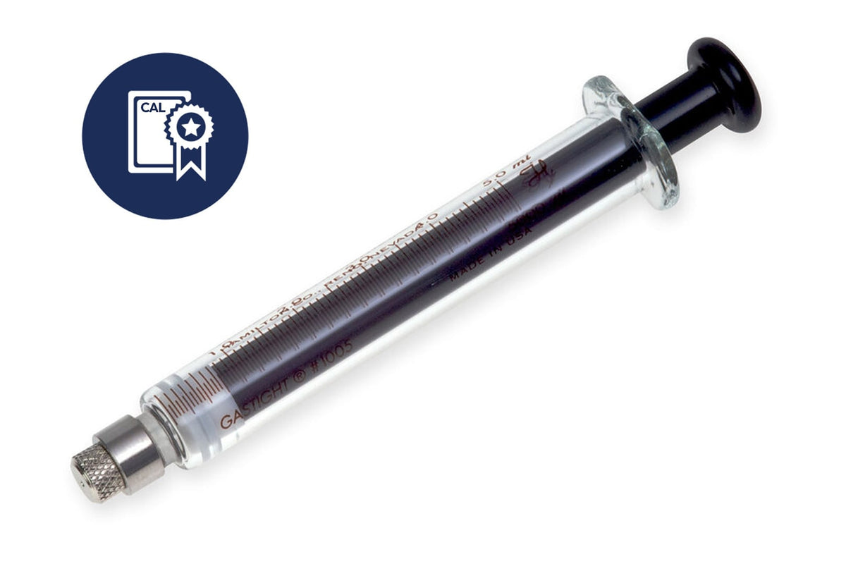 5 mL Gastight Syringe, Removable Needle (RN), Calibrated Syringe CAL7651-01 - Lab Syringes - Hamilton Company