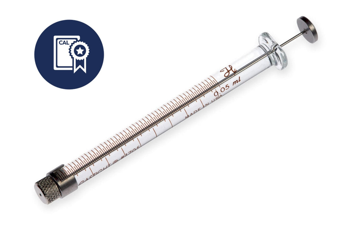 50 µL, Gastight Syringe, Small Removable Needle (RN), Calibrated Syringe CAL7655-01 - Lab Syringes - Hamilton Company