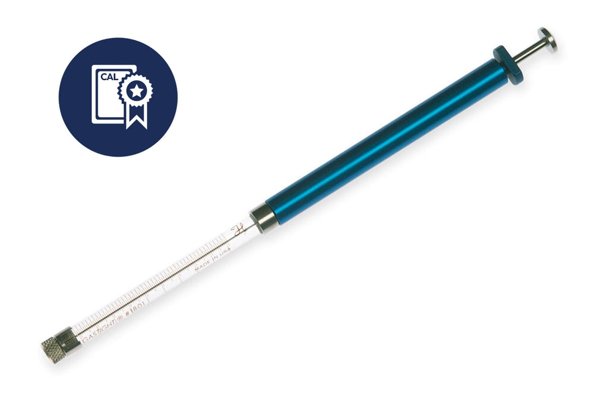 10 µL, Gastight Syringe, Removable Needle (RN), Calibrated CAL7659-01 - Lab Syringes - Hamilton Company