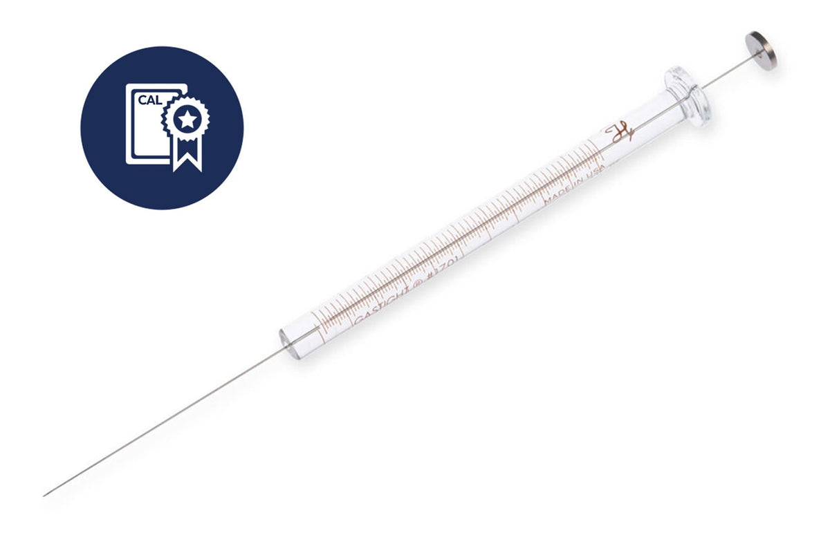 10 µL, Gastight Syringe, Cemented Needle (N), Calibrated Syringe CAL80000 - Lab Syringes - Hamilton Company