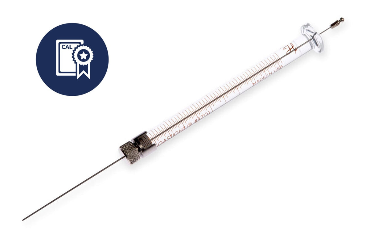 10 µL, Gastight Agilent Autosampler Syringe, Removable Needle (RN), Calibrated Syringe CAL80087 - Lab Syringes