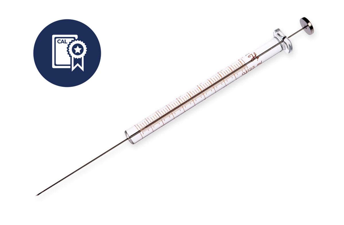 25 µL, Gastight Syringe, Cemented Needle (N), Calibrated Syringe CAL80200 - Lab Syringes - Hamilton Company
