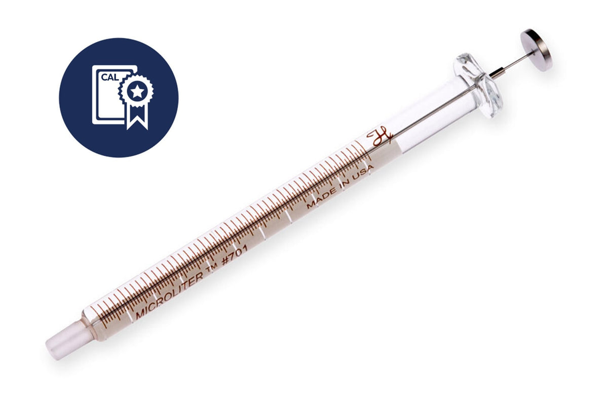 10 µL, Microliter Syringe, Luer Tip (LT), Calibrated Syringe CAL80301 - Lab Syringes - Hamilton Company