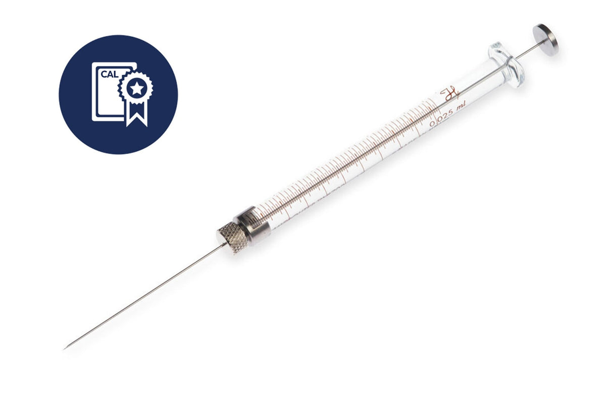 25 µL, Microliter Syringe, Removable Needle (RN), Calibrated Syringe CAL80430 - Lab Syringes - Hamilton Company