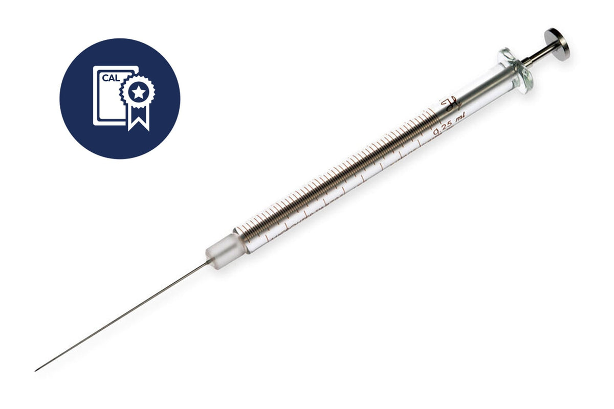 250 µL, Microliter Syringe, Cemented Needle (N), Calibrated Syringe CAL80700 - Lab Syringes - Hamilton Company