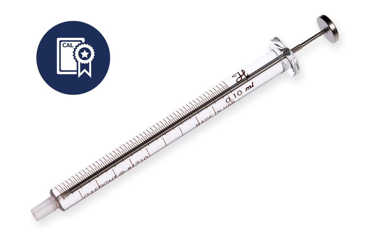 100 µL, Gastight Syringe, Luer Tip (LT), Calibrated Syringe CAL81001 - Lab Syringes - Hamilton Company