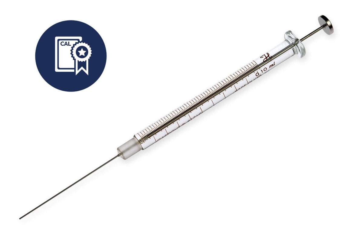 100 µL, Gastight Syringe, Cemented Needle (N), Calibrated Syringe CAL81075 - Lab Syringes - Hamilton Company
