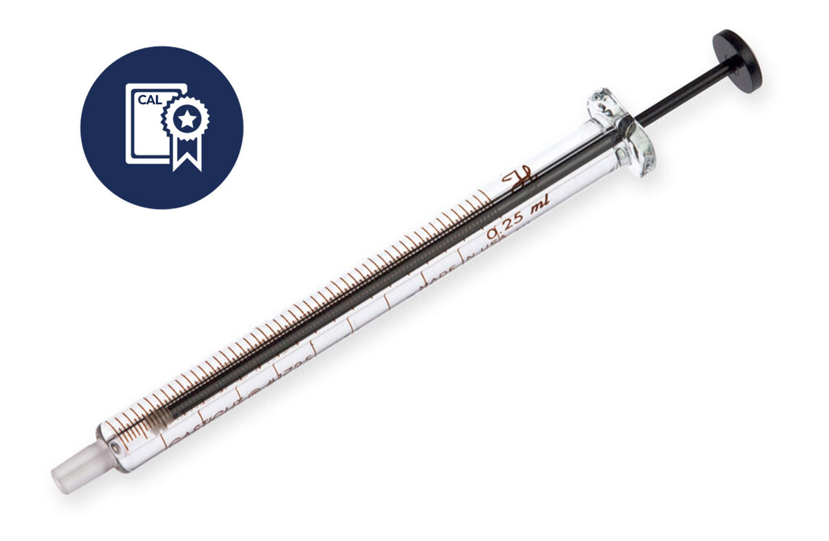 250 µL, Gastight Syringe, Luer Tip (LT), Calibrated Syringe CAL81101 - Lab Syringes - Hamilton Company