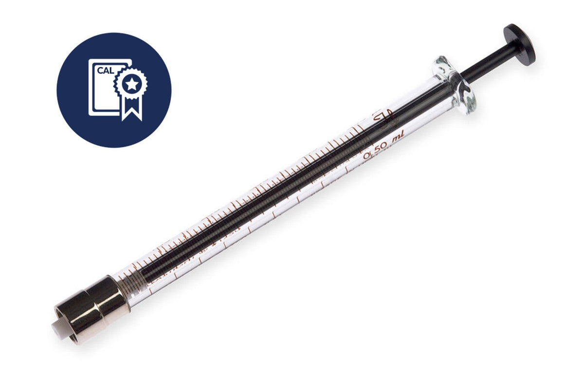 500 µL, Gastight Syringe, Luer Lock (TLL), Calibrated Syringe CAL81220 - Lab Syringes - Hamilton Company