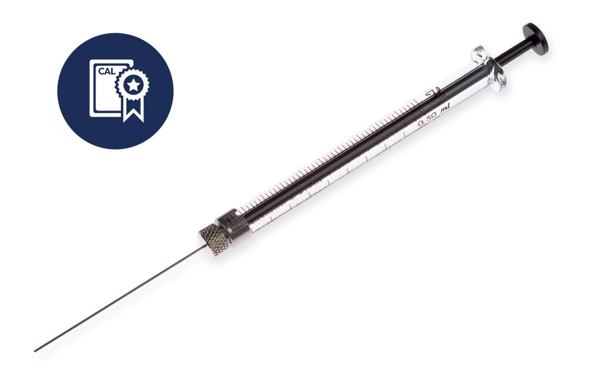 500 µL, Gastight Syringe, Large Removable Needle (RN), Calibrated Syringe CAL81265 - Lab Syringes - Hamilton Company