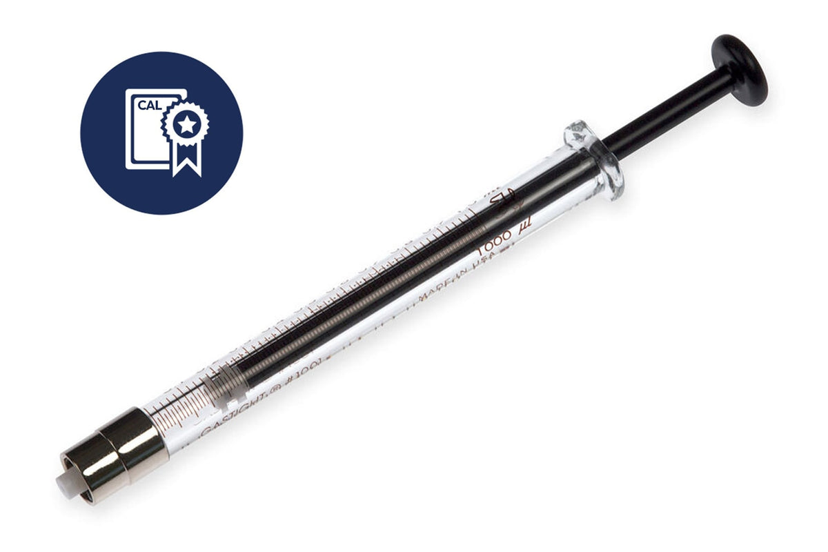 1 mL, Gastight Instrument Syringe, Luer Lock (TLL), Calibrated Syringe CAL81320 - Lab Syringes - Hamilton Company