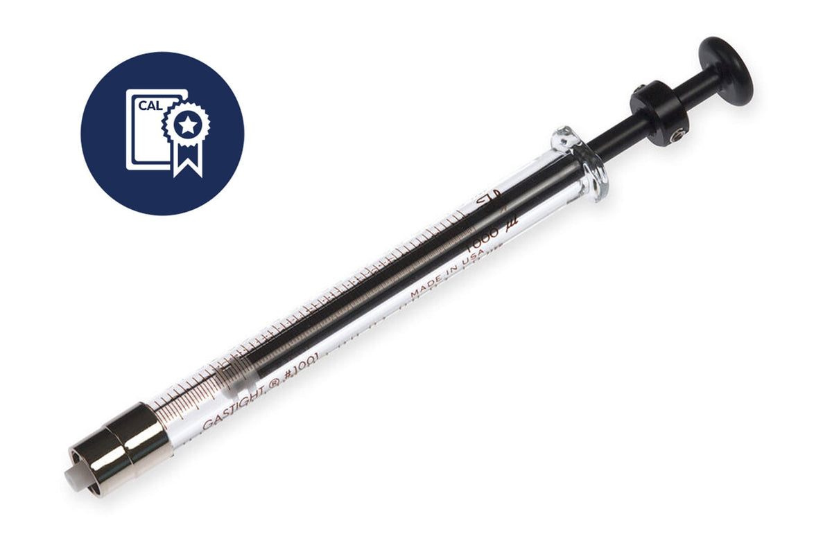 1 mL, Gastight Instrument Syringe, PTFE Luer Lock (TLL) CAL81323 - Lab Syringes - Hamilton Company