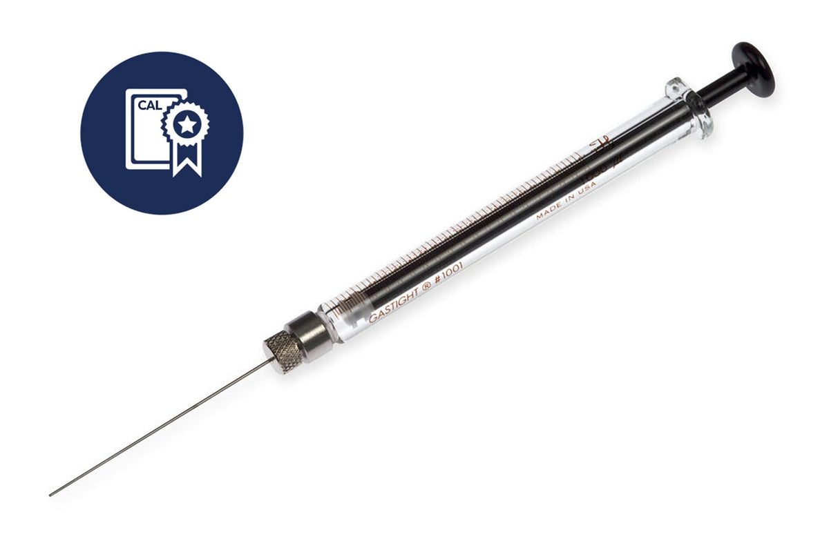 1 mL Gastight Syringe, Removable Needle (RN), Calibrated Syringe CAL81365 - Lab Syringes - Hamilton Company