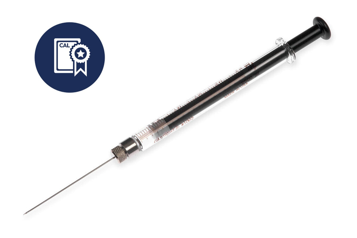 2.5 mL, Gastight Syringe, Removable Needle (RN), Calibrated Syringe CAL81430 - Lab Syringes - Hamilton Company