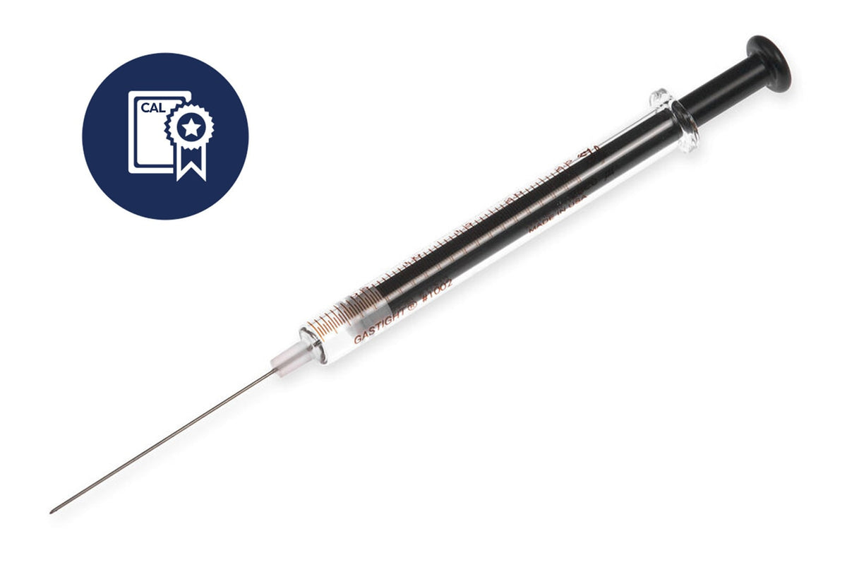 2.5 mL Gastight Syringe, Luer Tip Cemented Needle (LTN), Calibrated Syringe CAL81443 - Lab Syringes - Hamilton Company