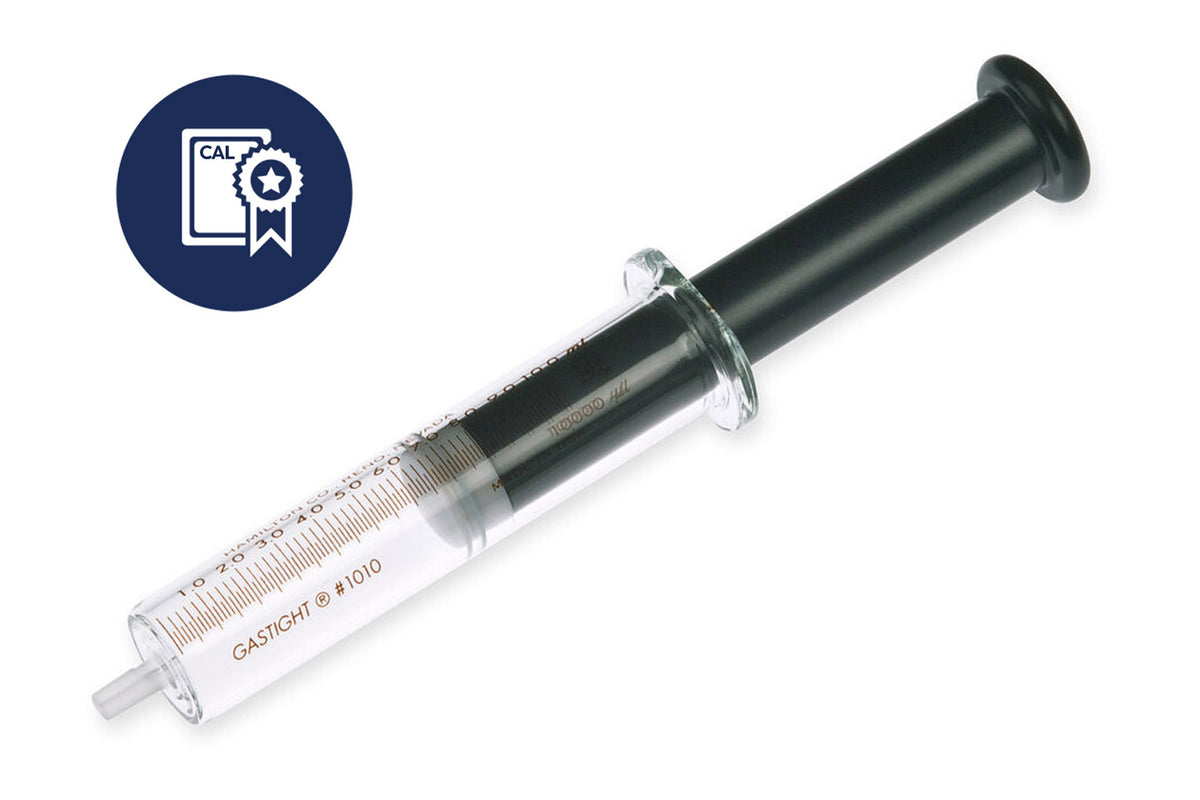 10 mL Gastight Syringe, Luer Tip (LT), Calibrated Syringe CAL81601 - Lab Syringes - Hamilton Company
