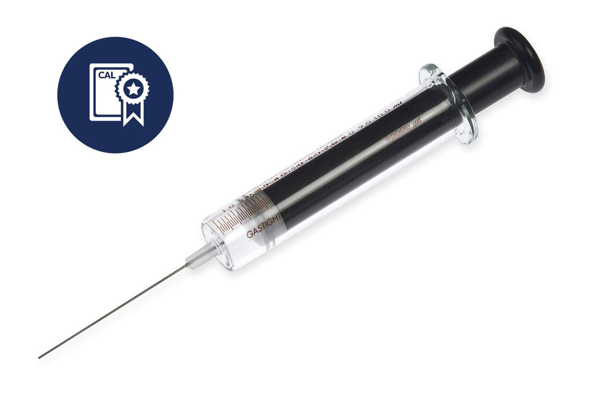 10 mL, Gastight Syringe, Cemented Needle (N), Calibrated Syringe CAL81616 - Lab Syringes - Hamilton Company