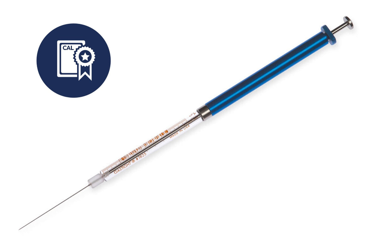 250 µL, Gastight Syringe, Cemented Needle (N), Calibrated CAL84887 - Lab Syringes - Hamilton Company