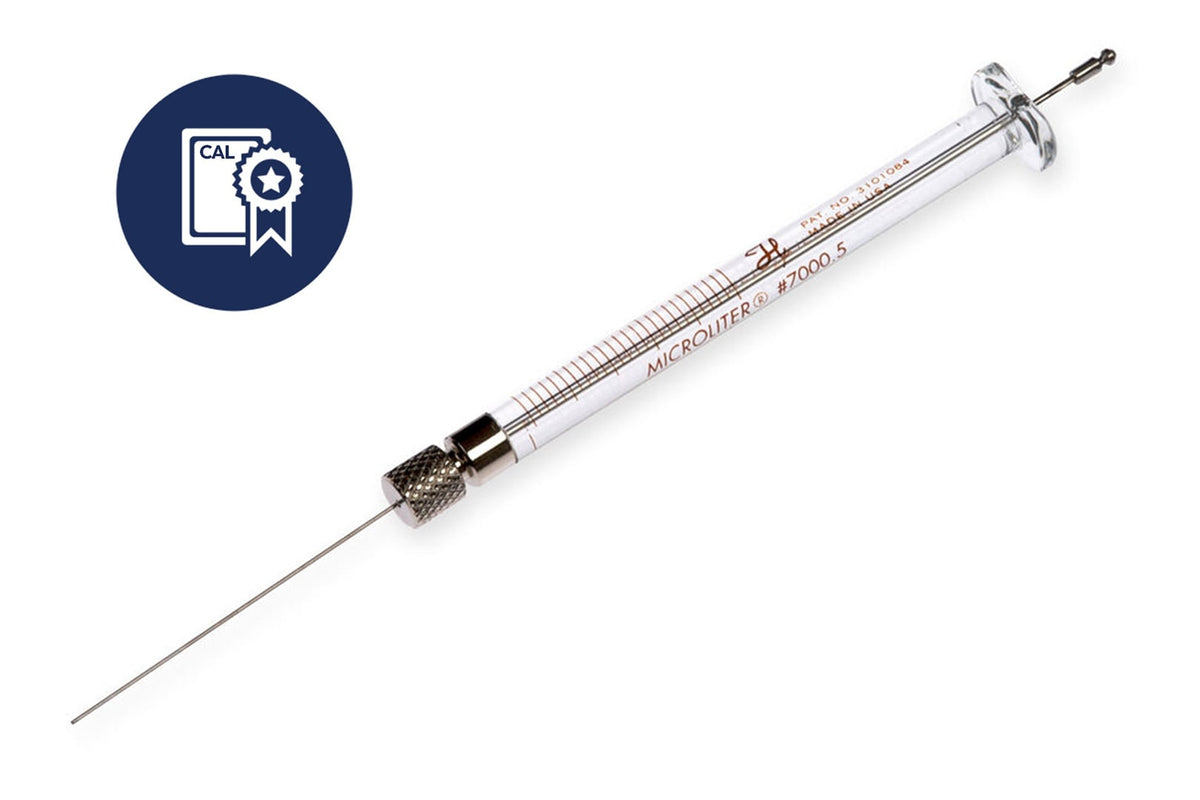 0.5 µL, Microliter Agilent Autosampler Syringe Special, Calibrated Syringe CAL86274 - Lab Syringes - Hamilton Company