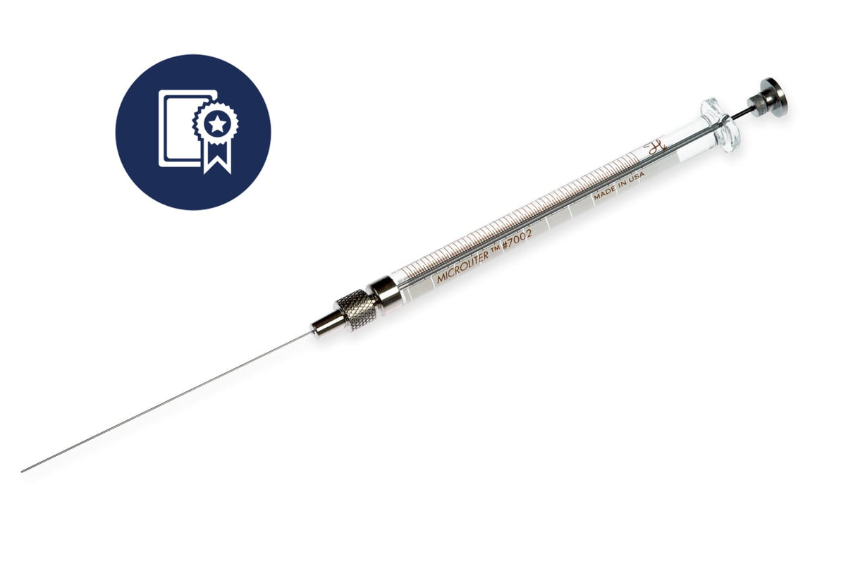2 µL, Microliter Syringe Knurled Hub (KH), Calibrated Syringe CAL88400 - Lab Syringes - Hamilton Company