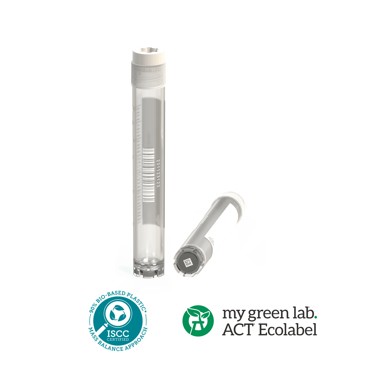 BIOBased CryoGen® 2D Barcoded Cryotubes CLEARLine® (CL2BE2DSC)