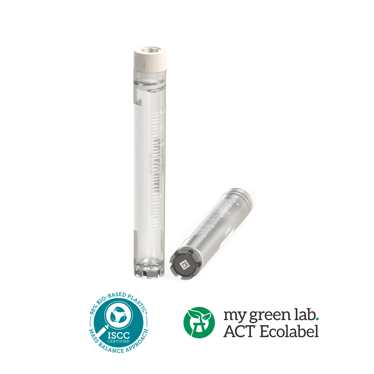 BIOBased CryoGen® 2D Barcoded Cryotubes CLEARLine® (CL2BE2DSC)