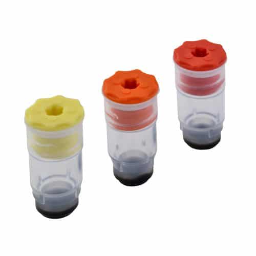 Screw Caps Low Profile for internally threaded tubes in 96-well format - Sample Storage Caps - Micronic