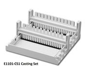 Gel Casting Stand for 10.5x6cm gels, includes 2 trays, and 2 combs (22/12 teeth) E1101-CS1 - Accuris Instruments™