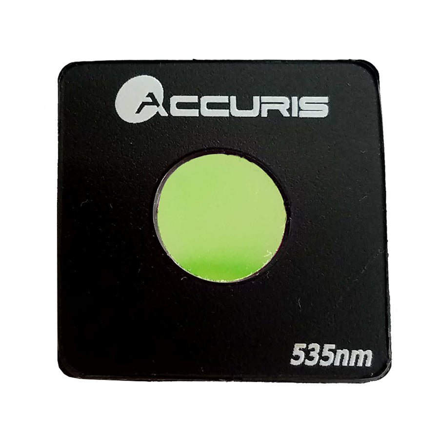 SmartDoc band pass filter, 535nm, for imaging Green Stains on UV transilluminator E5001-535 - Accuris Instruments™