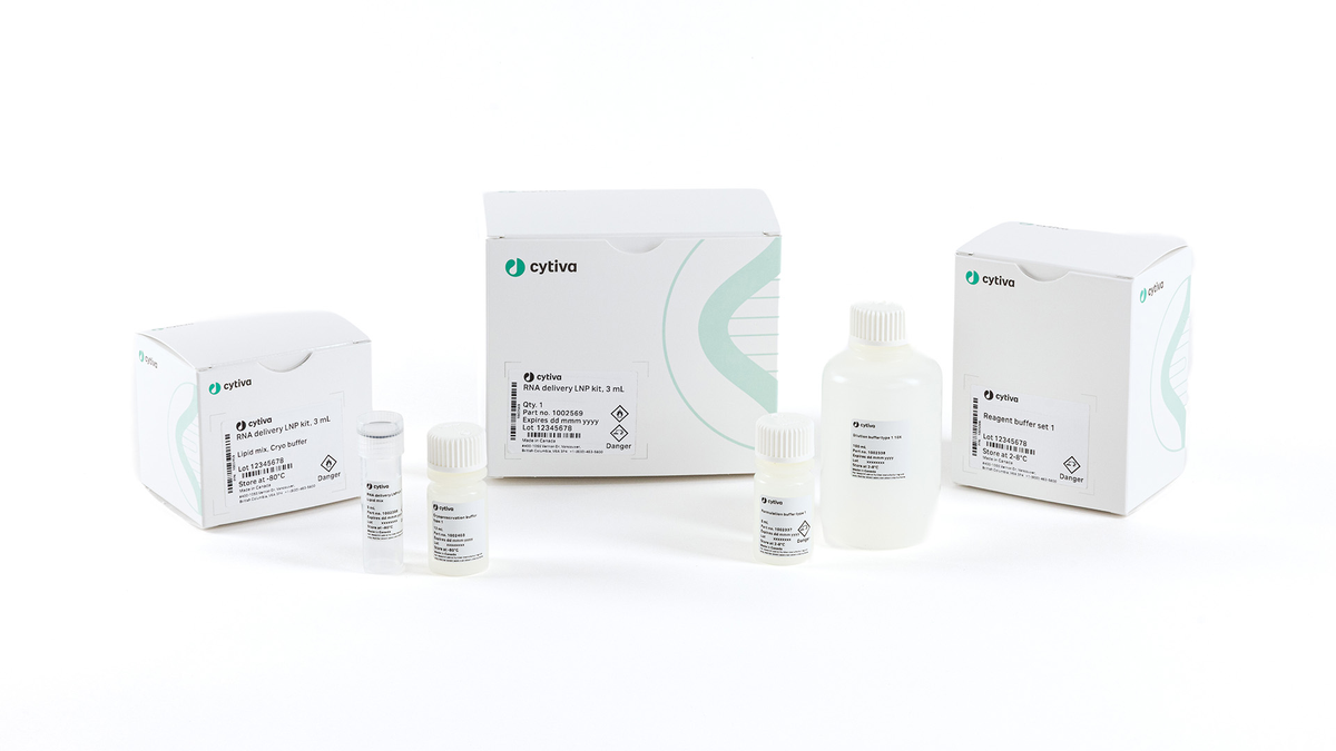 RNA delivery LNP kit 1002569 - Lipid nanoparticle instruments and reagents - Cytiva