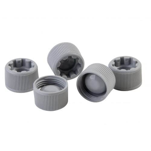 Screw Caps for externally threaded tubes in 96-well format - Sample Storage Caps - Micronic