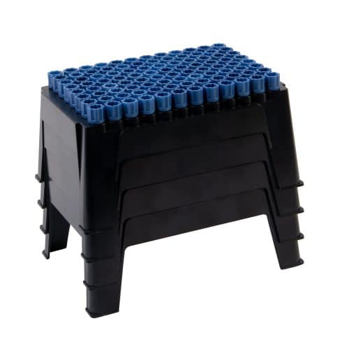 Screw Caps for internally threaded tubes in disposable cap carrier - Sample Storage Caps - Micronic