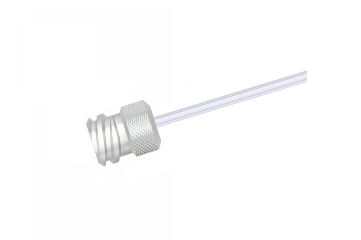 Female Luer Lock PTFE Tubing Assembly, Custom Gauge, Two Fittings 86510 - Valves Fittings & Tubing - Hamilton Company