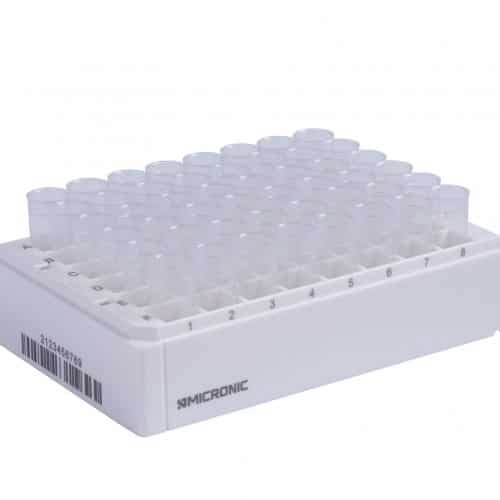 4.00ml Screw Cap Tubes with Internal Thread Flat bottom - Sample Storage Tubes - Micronic